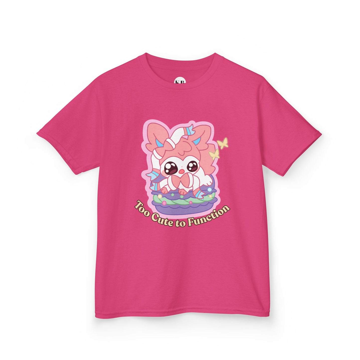 Kids Tee — Cute "Too Cute to Function" Sylvepuff