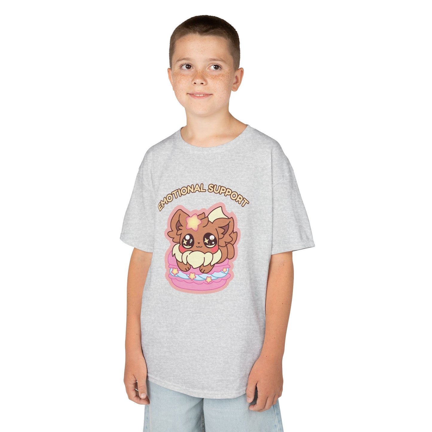 Kids Tee — Cute "Emotional Support" Sugavee Graphic