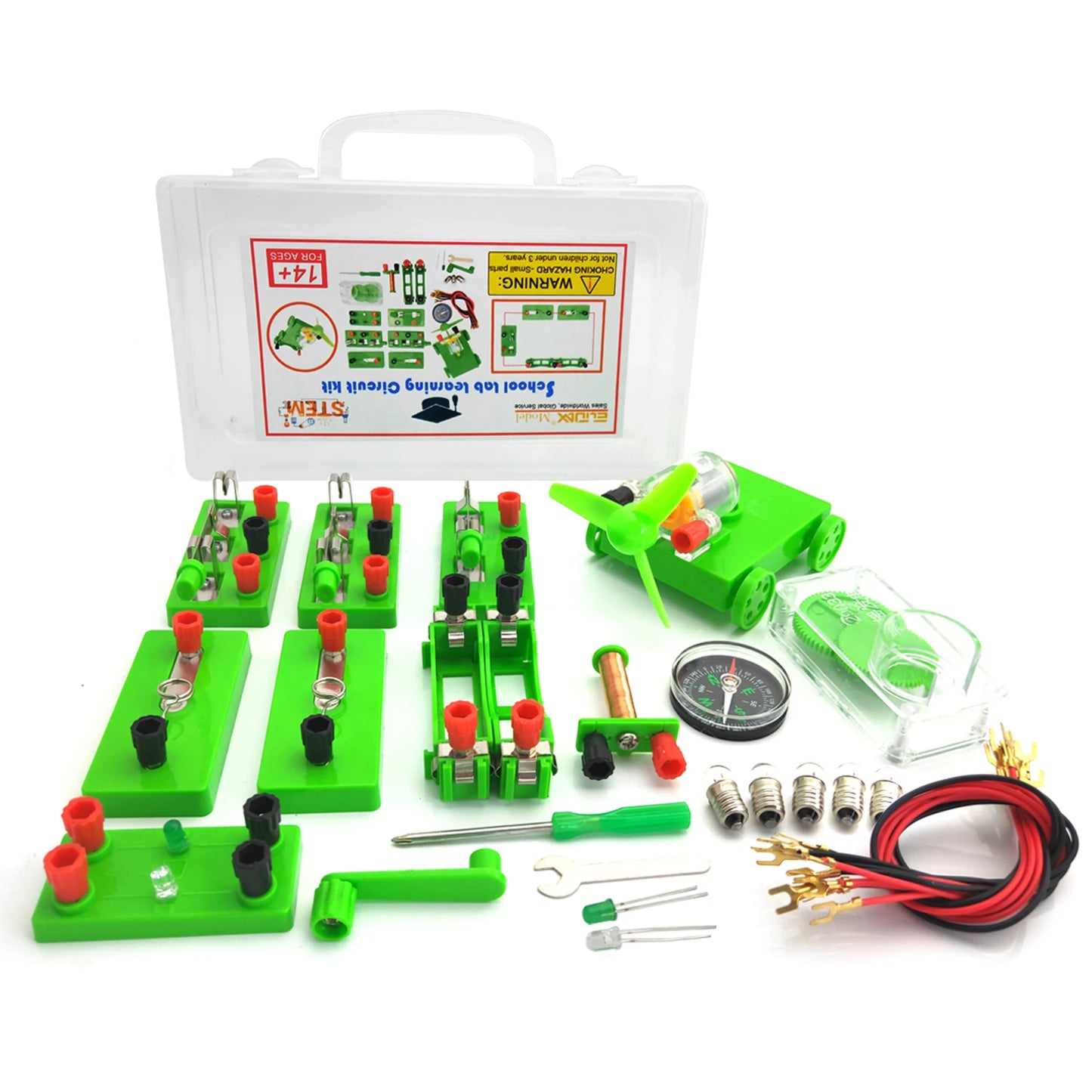 STEM Electric Circuit Kit – Fun Physics Experiments & Electromagnetic Learning