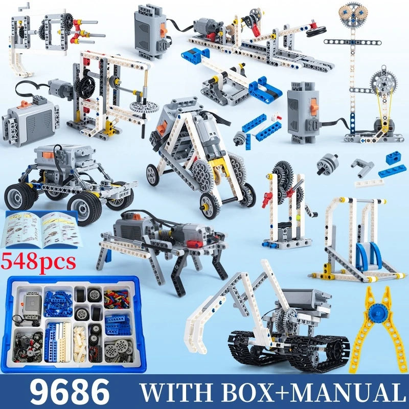 STEM DIY Coding Building Blocks - Educational Tech Toy for Kids 6+