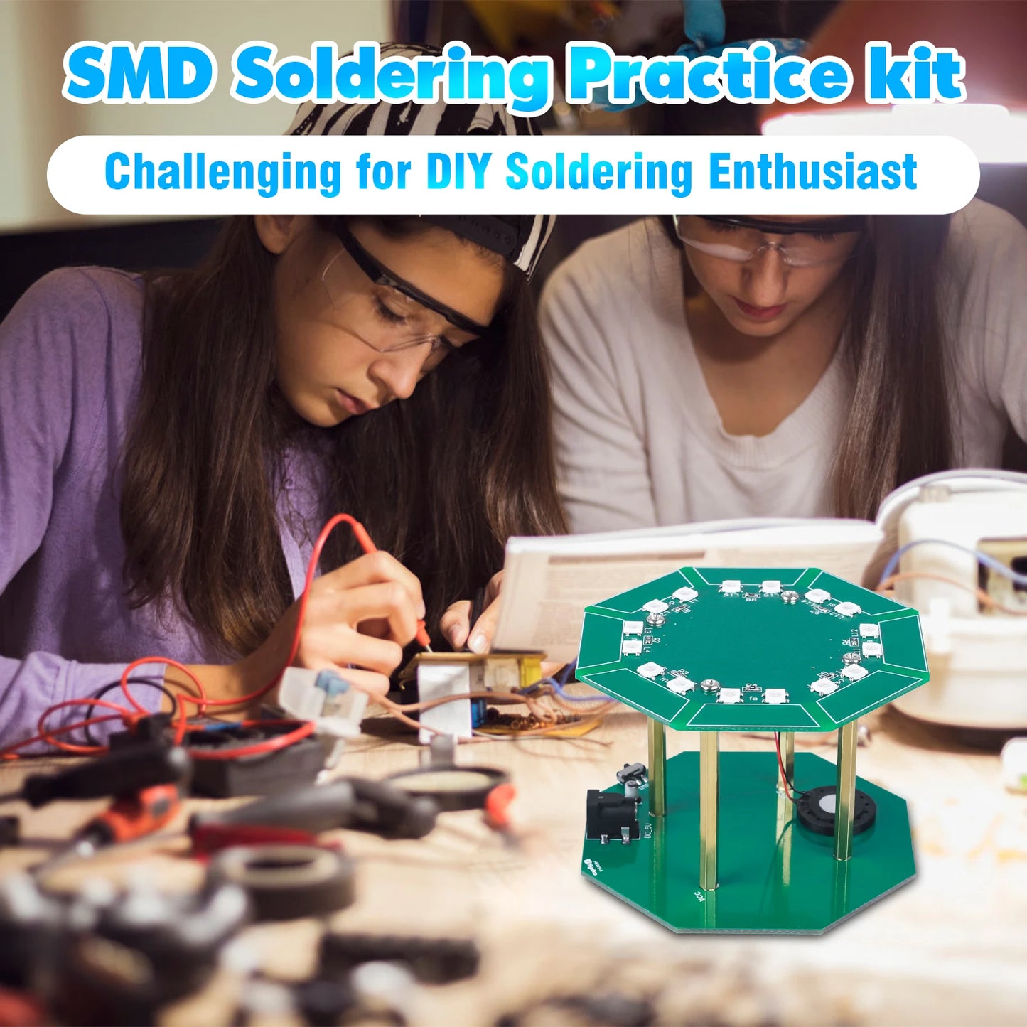 Hands-On Electronic Drum Soldering Kit – Touch Sensing Music Project for DIY & STEM Enthusiasts