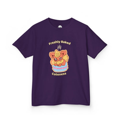 Kids Tee — Cute "Freshly Baked Cuteness" Flamzest Graphic