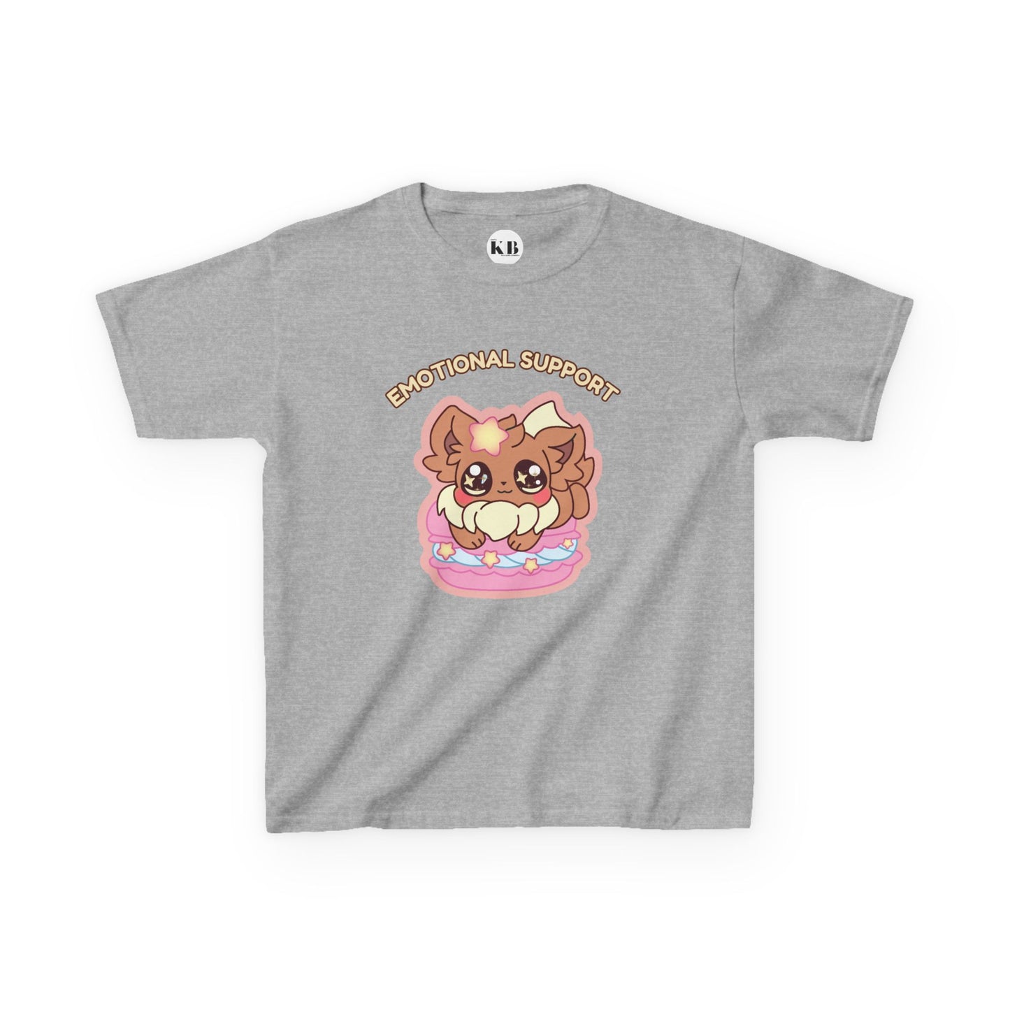 Kids Tee — Cute "Emotional Support"  Sugavee Graphic