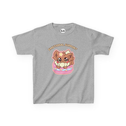 Kids Tee — Cute "Emotional Support"  Sugavee Graphic