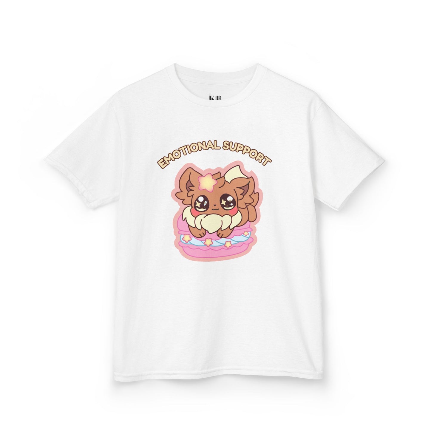Kids Tee — Cute "Emotional Support"  Sugavee Graphic