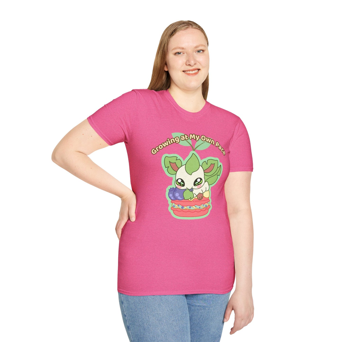 Growing At My Own Pace Leafberry  — Graphic Tee