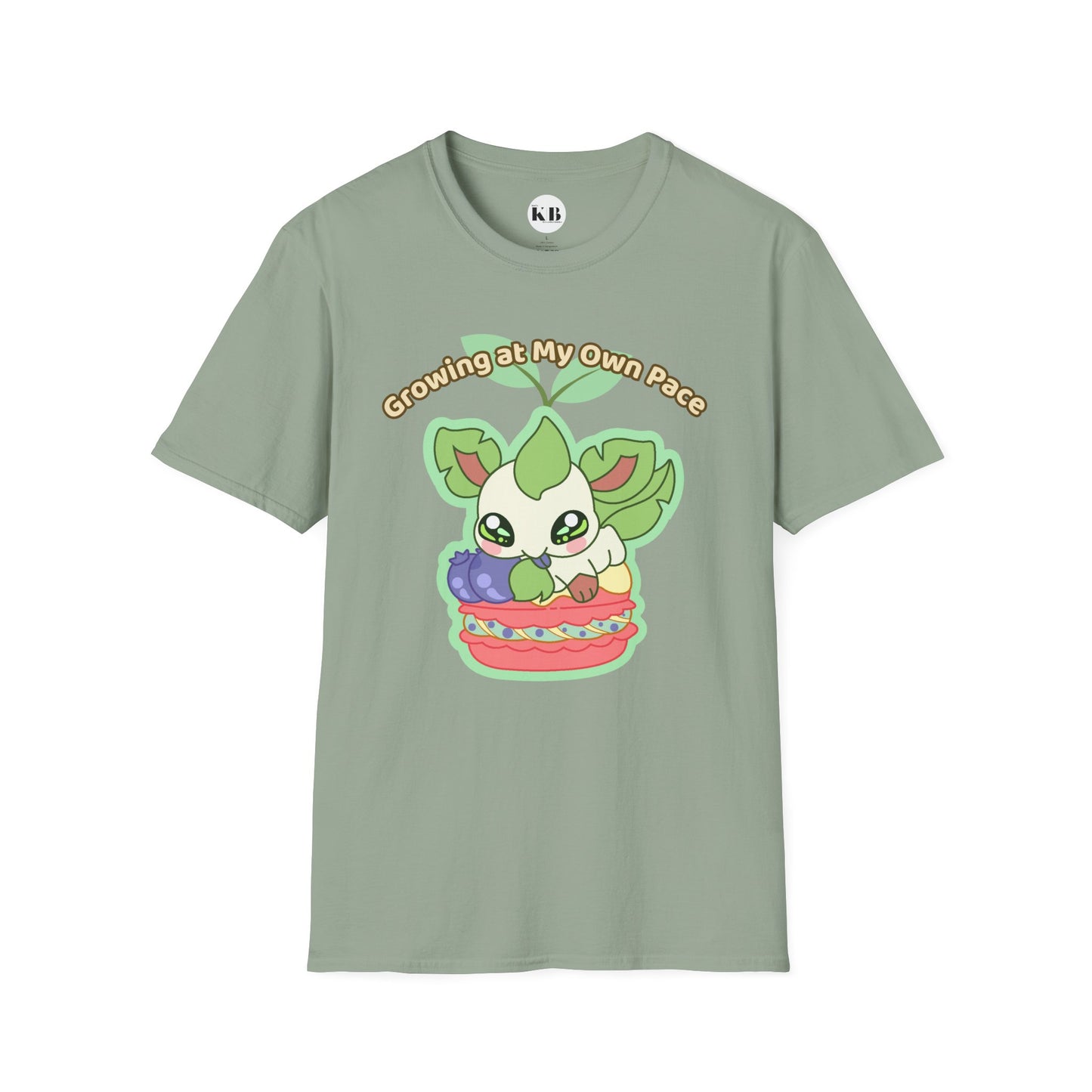 Growing At My Own Pace Leafberry  — Graphic Tee