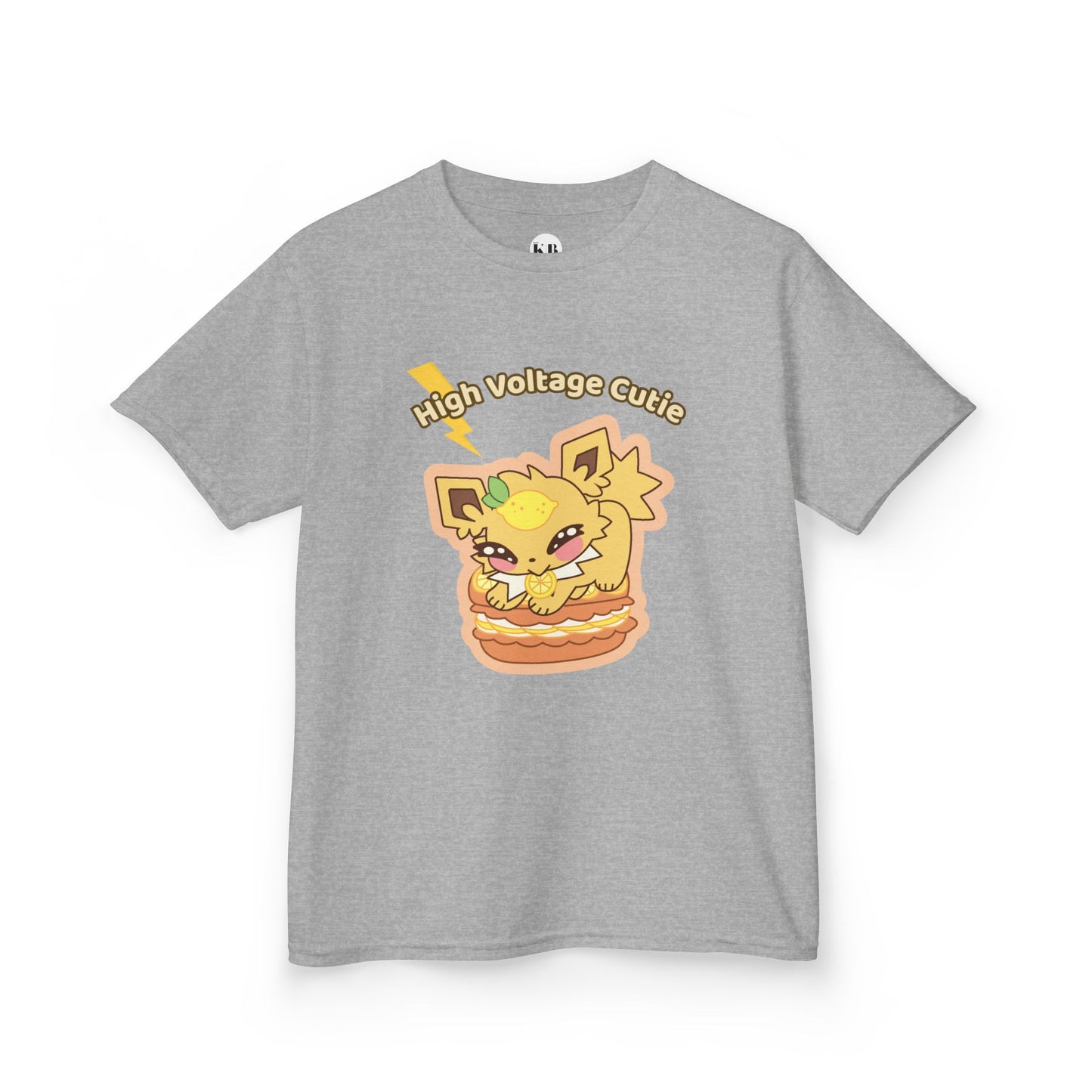 Kids Tee — Cute Honeylemolt "High Voltage Cutie" Graphic