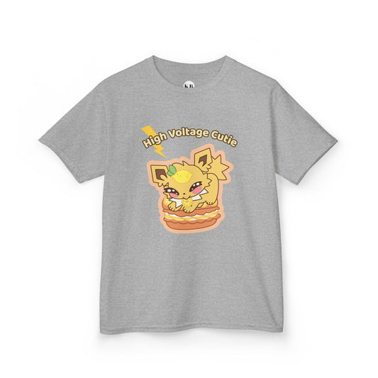Kids Tee — Cute Honeylemolt "High Voltage Cutie" Graphic
