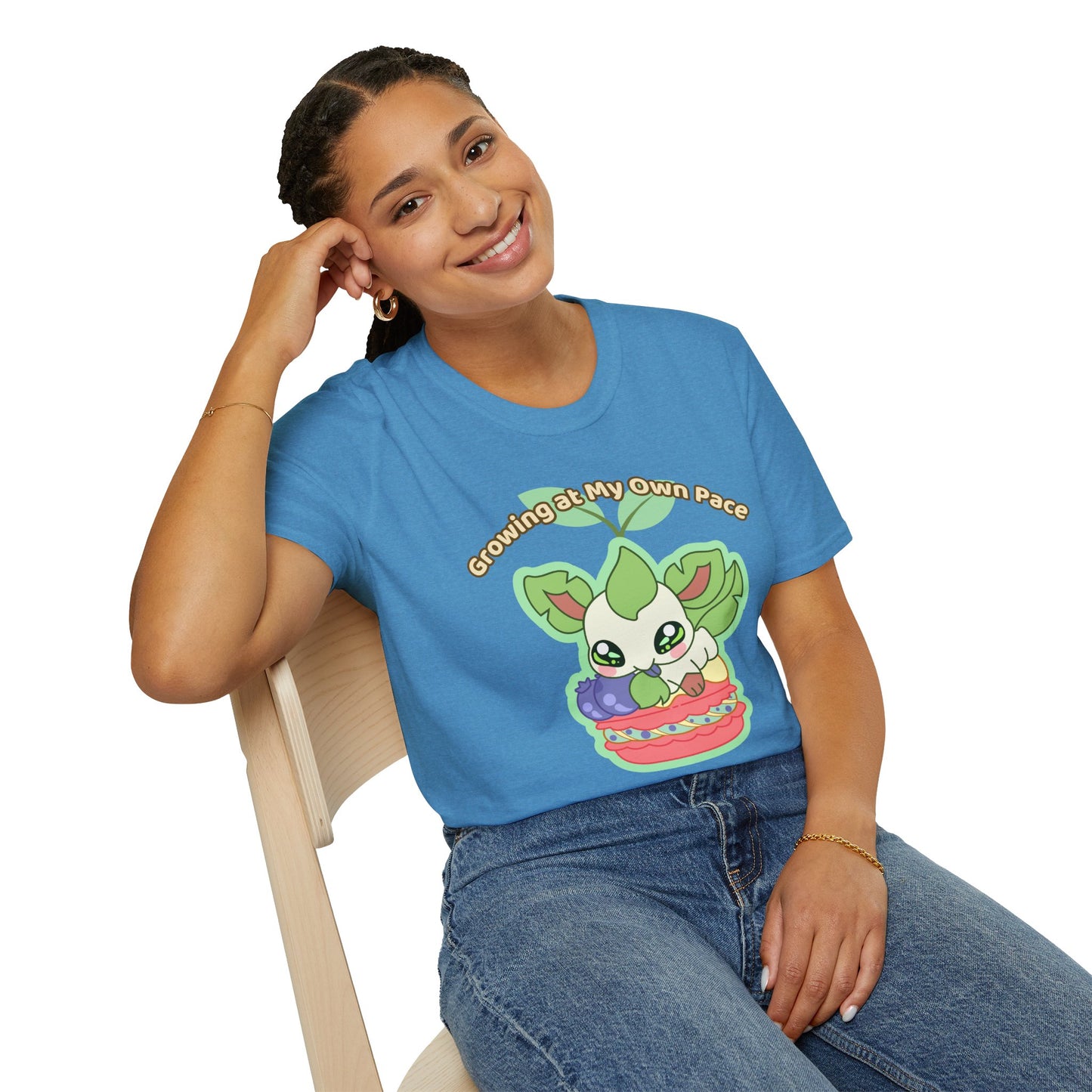 Growing At My Own Pace Leafberry  — Graphic Tee