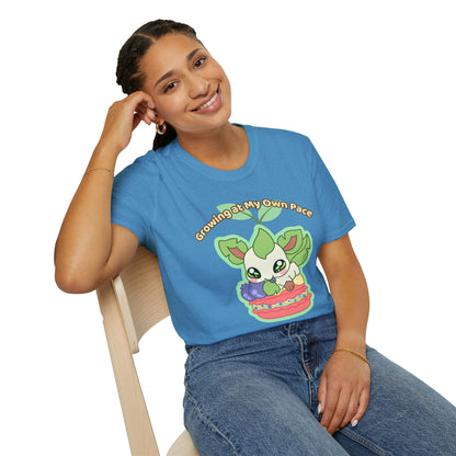 Growing At My Own Pace Leafberry  — Graphic Tee