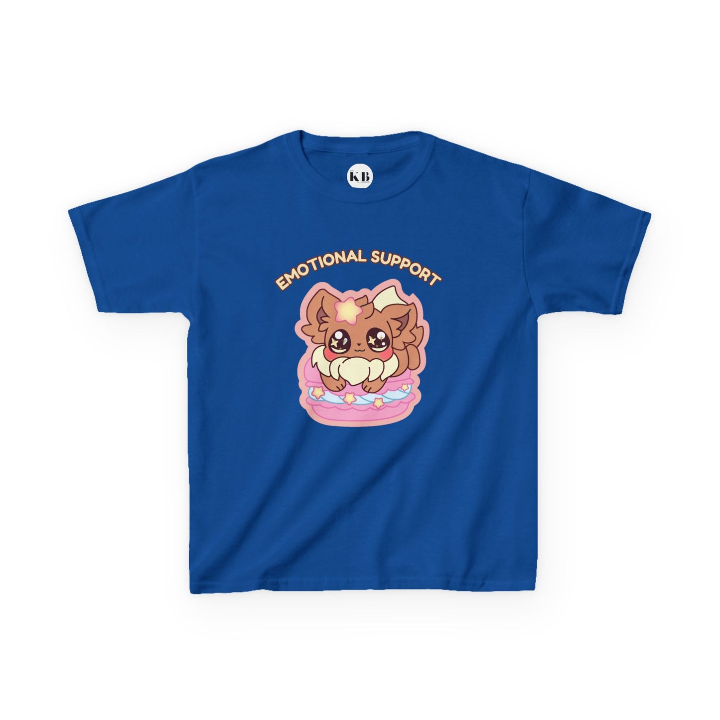 Kids Tee — Cute "Emotional Support"  Sugavee Graphic
