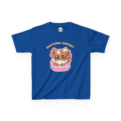 Kids Tee — Cute "Emotional Support"  Sugavee Graphic