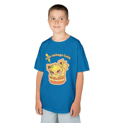 Kids Tee — Cute Honeylemolt "High Voltage Cutie" Graphic