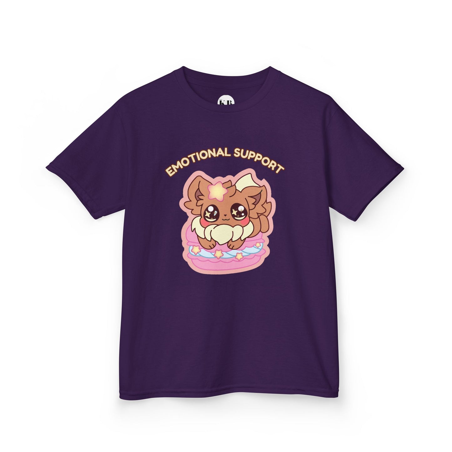 Kids Tee — Cute "Emotional Support"  Sugavee Graphic