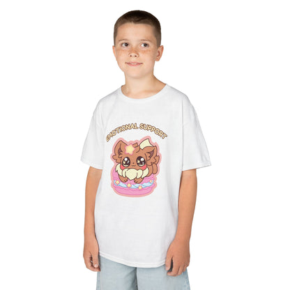 Kids Tee — Cute "Emotional Support"  Sugavee Graphic