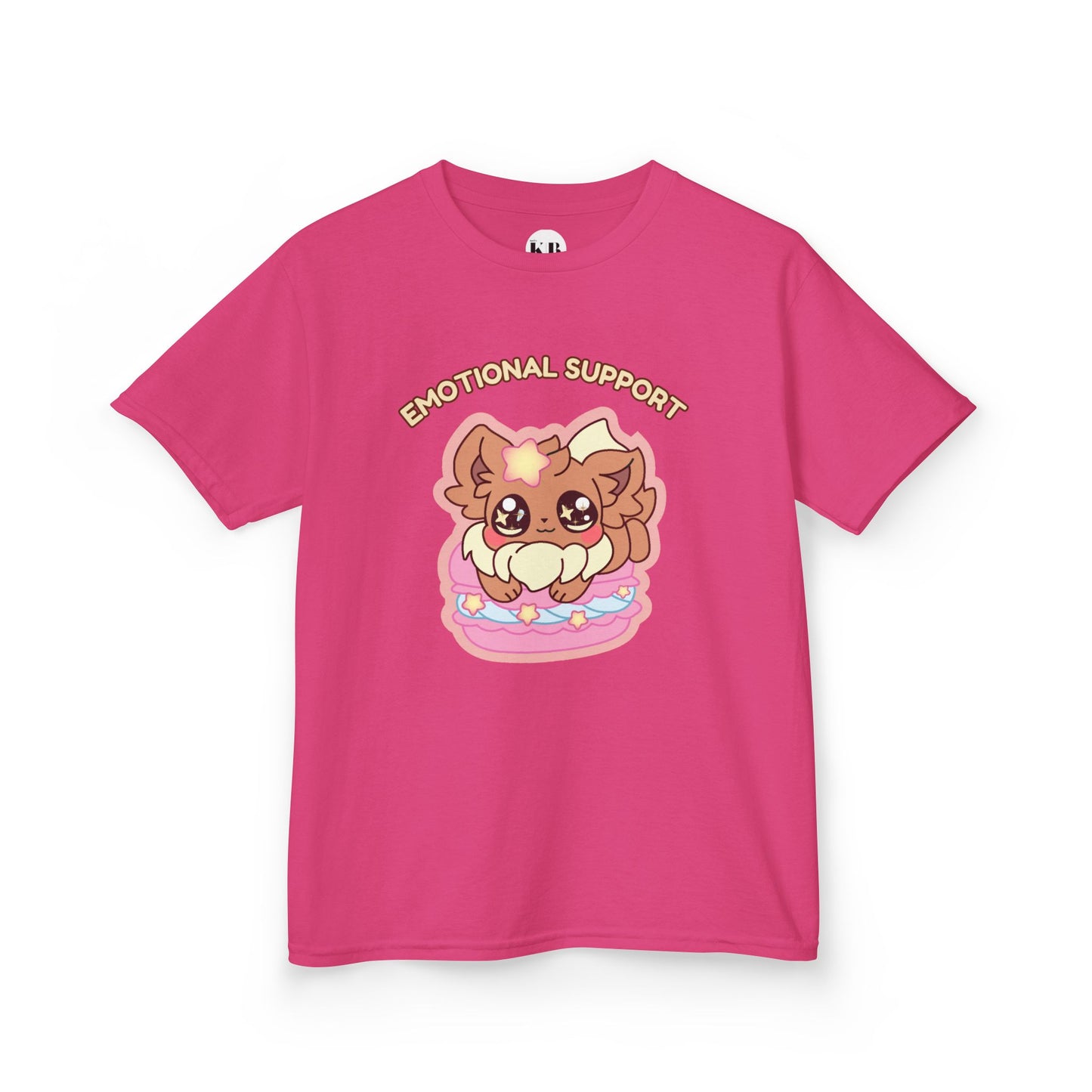 Kids Tee — Cute "Emotional Support"  Sugavee Graphic