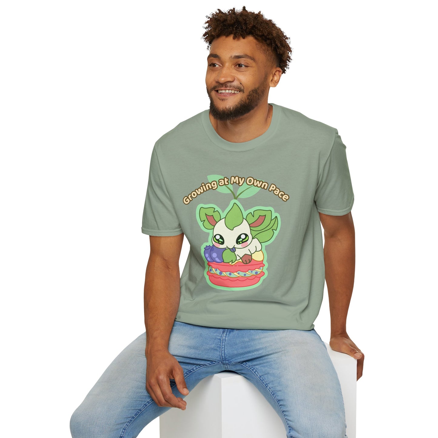 Growing At My Own Pace Leafberry  — Graphic Tee
