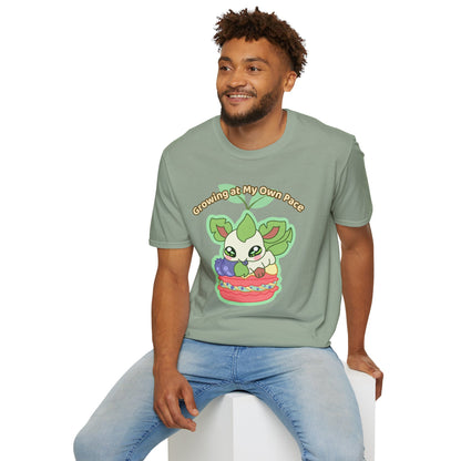 Growing At My Own Pace Leafberry  — Graphic Tee