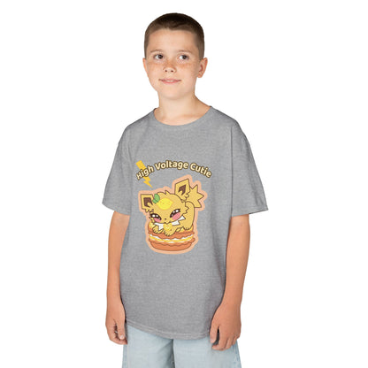 Kids Tee — Cute Honeylemolt "High Voltage Cutie" Graphic