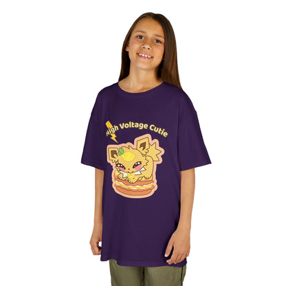 Kids Tee — Cute Honeylemolt "High Voltage Cutie" Graphic