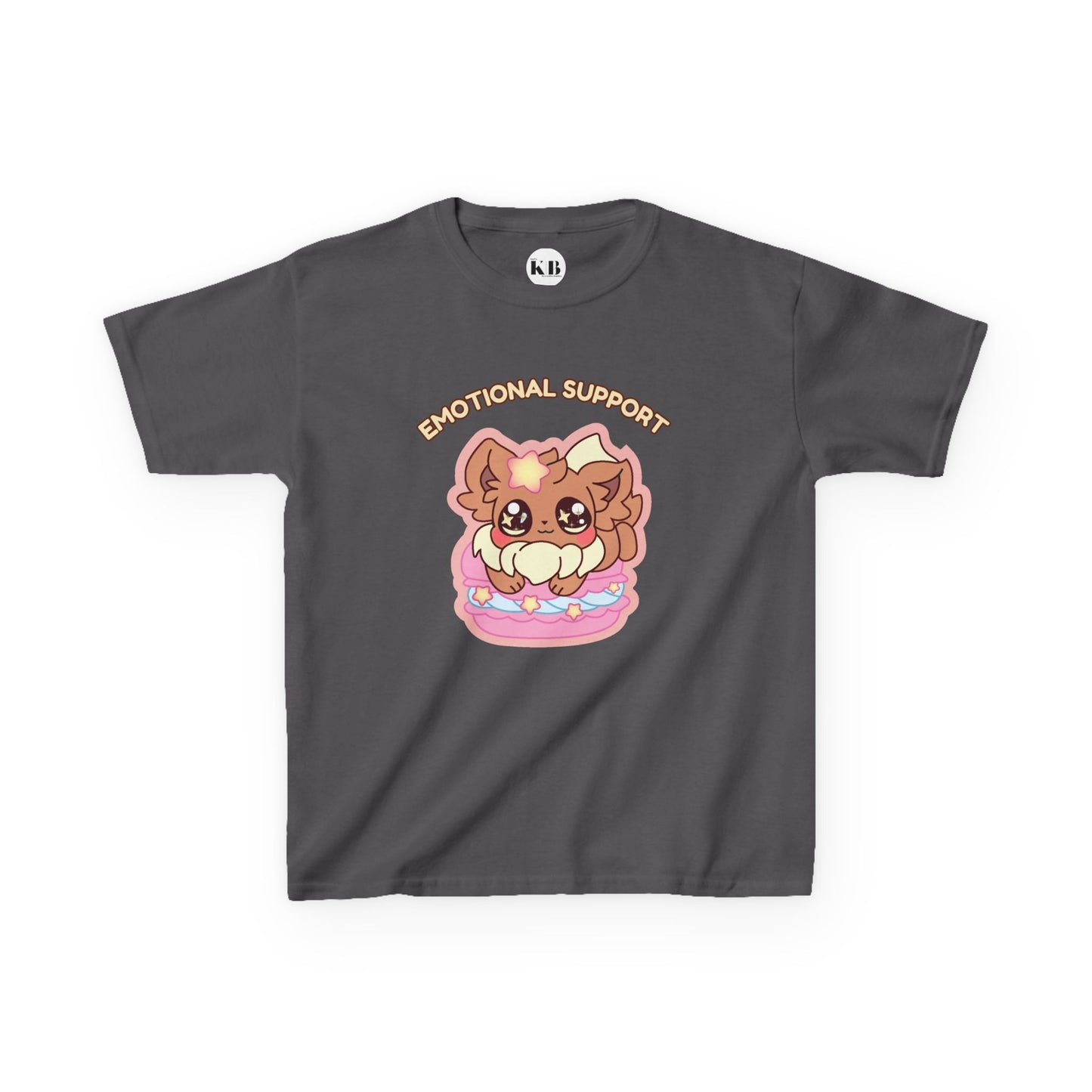 Kids Tee — Cute "Emotional Support"  Sugavee Graphic