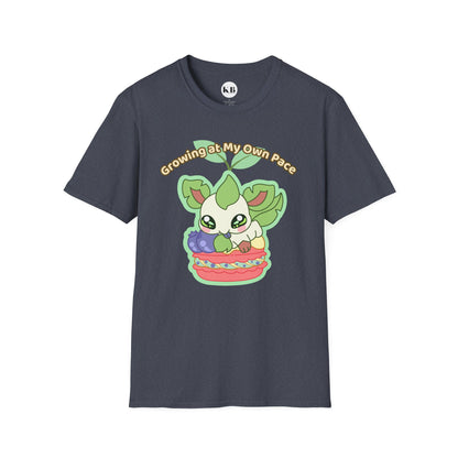 Growing At My Own Pace Leafberry  — Graphic Tee