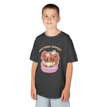 Kids Tee — Cute "Emotional Support"  Sugavee Graphic