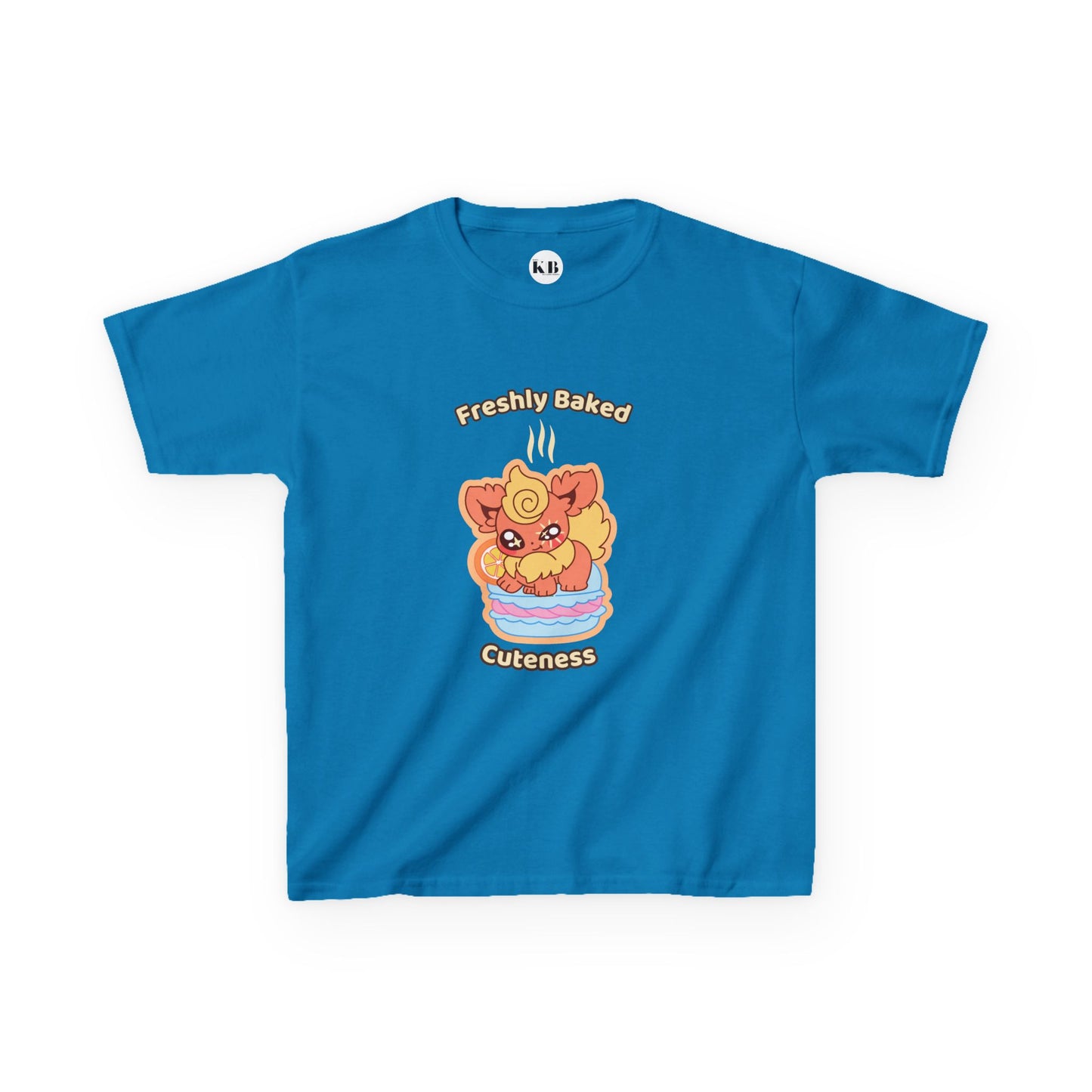 Kids Tee — Cute "Freshly Baked Cuteness" Flamzest Graphic
