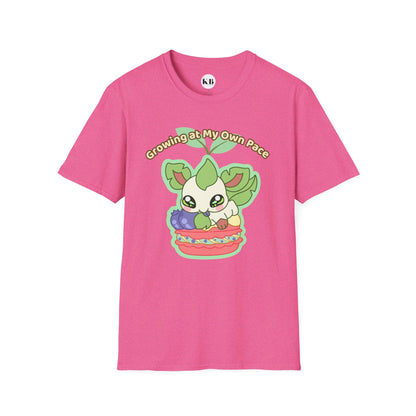 Growing At My Own Pace Leafberry  — Graphic Tee