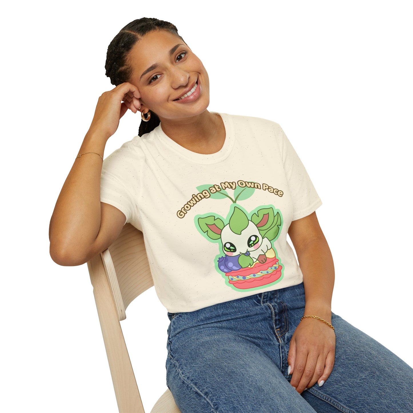 Growing At My Own Pace Leafberry  — Graphic Tee