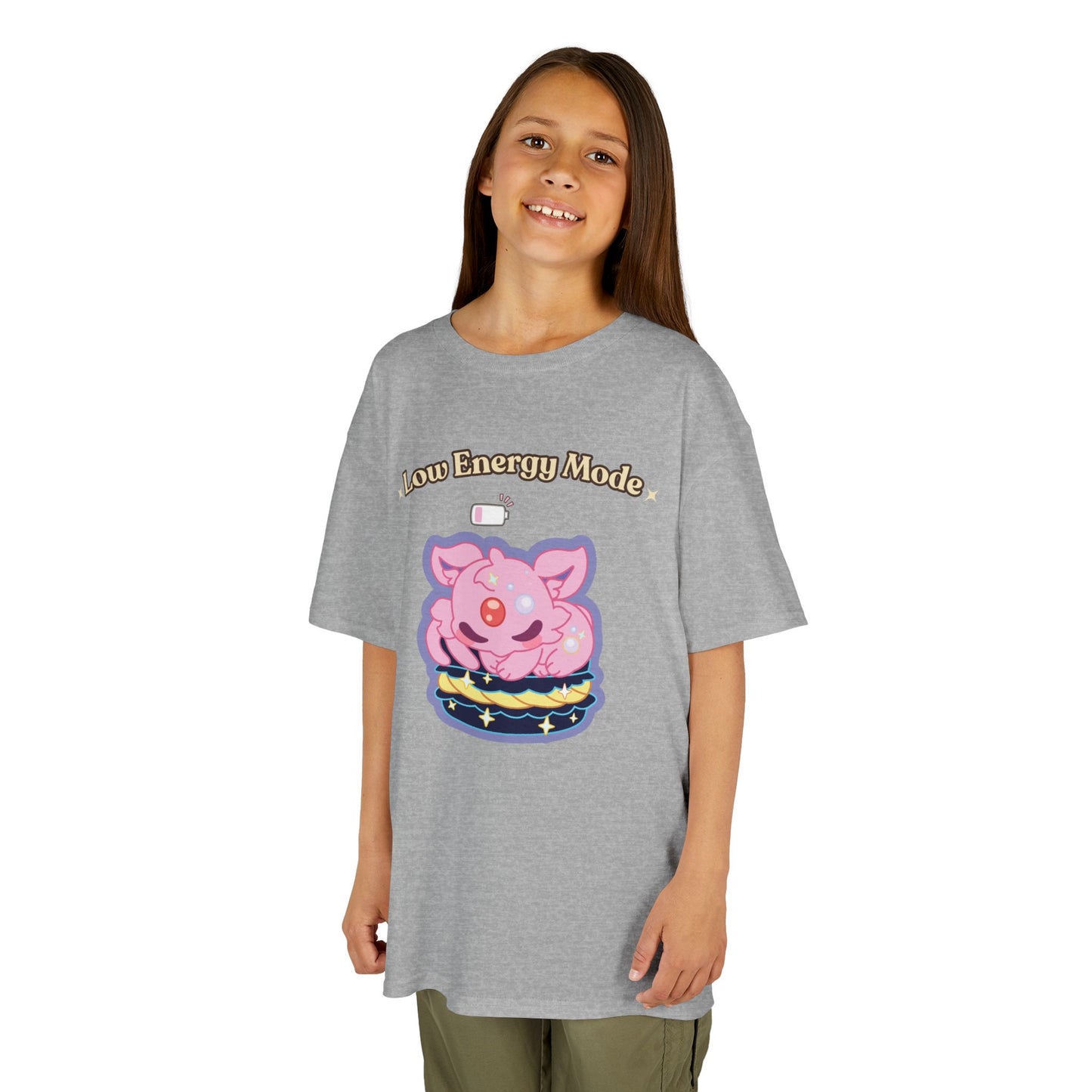 Kids Tee — Cute "Low Energy Mode" Dreamyeon Graphic