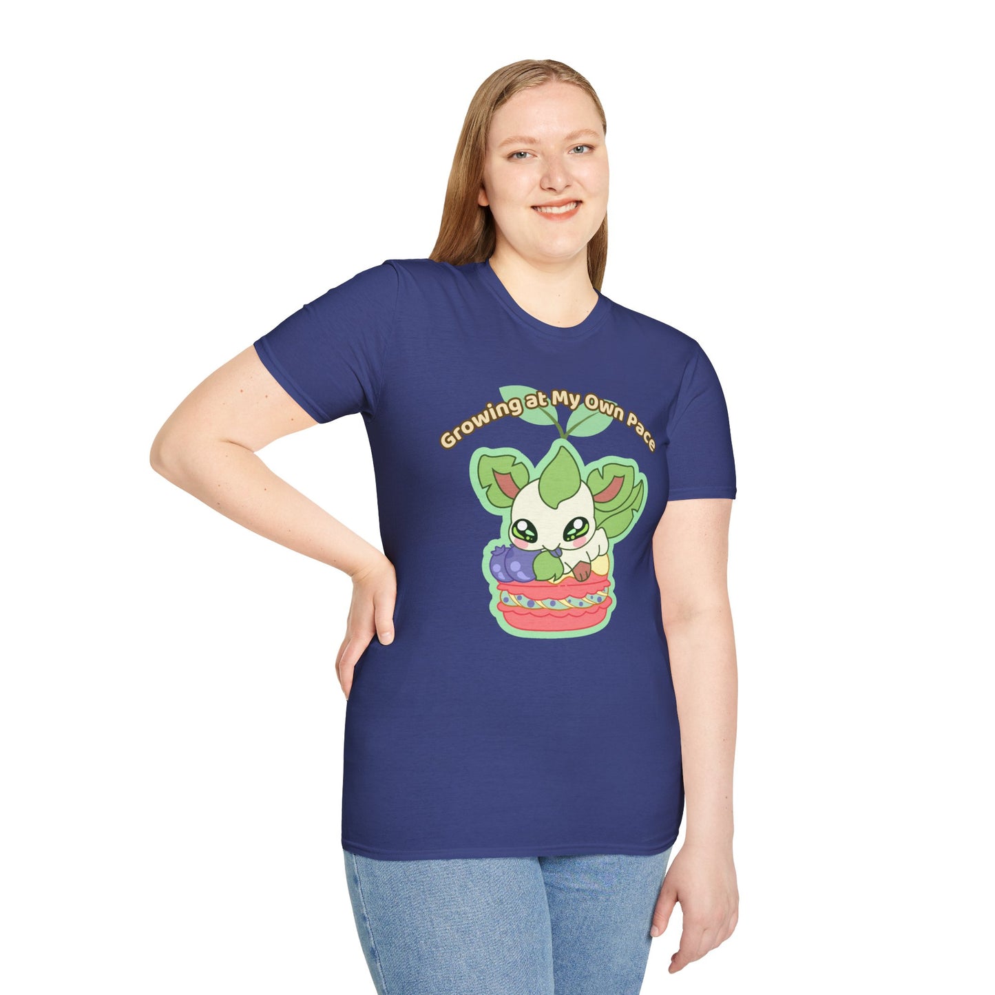 Growing At My Own Pace Leafberry  — Graphic Tee