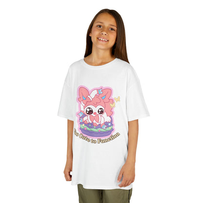 Kids Tee — Cute "Too Cute to Function" Sylvepuff