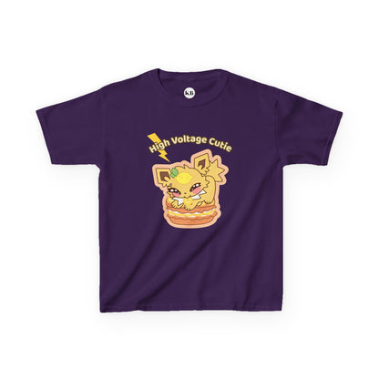 Kids Tee — Cute Honeylemolt "High Voltage Cutie" Graphic
