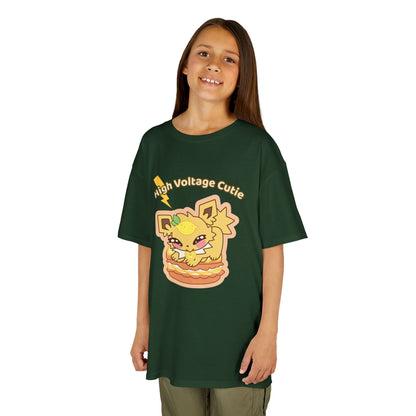 Kids Tee — Cute Honeylemolt "High Voltage Cutie" Graphic