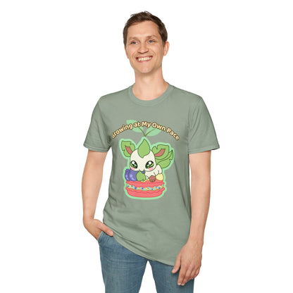 Growing At My Own Pace Leafberry  — Graphic Tee