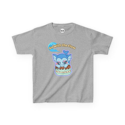 Kids Tee — Cute "Go With the Flow" Vapochocomint Graphic