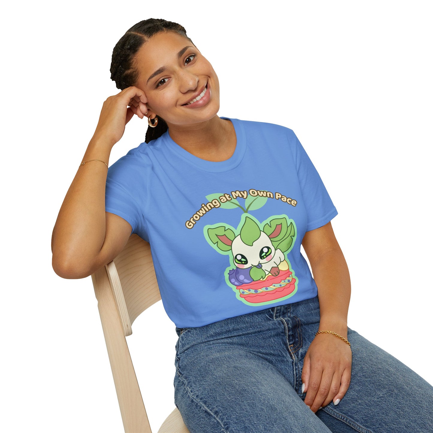 Growing At My Own Pace Leafberry  — Graphic Tee