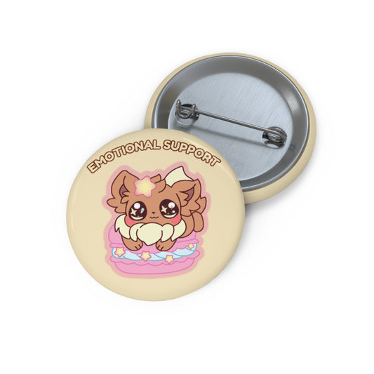 Emotional Support Sugavee Pin Button