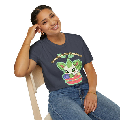 Growing At My Own Pace Leafberry  — Graphic Tee