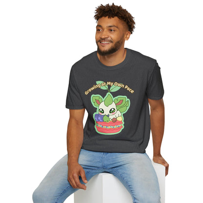 Growing At My Own Pace Leafberry  — Graphic Tee