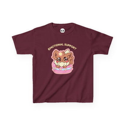 Kids Tee — Cute "Emotional Support"  Sugavee Graphic