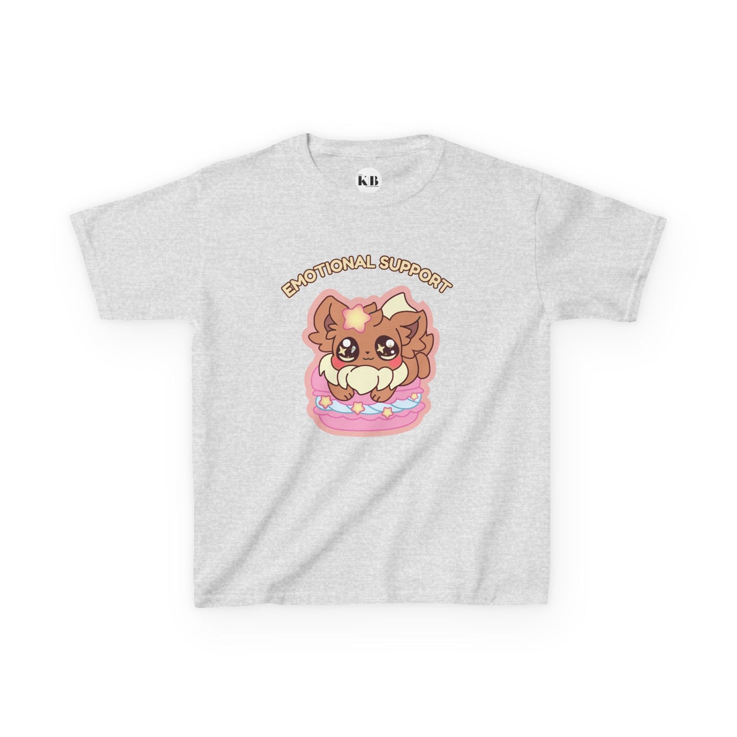Kids Tee — Cute "Emotional Support"  Sugavee Graphic
