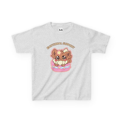 Kids Tee — Cute "Emotional Support"  Sugavee Graphic
