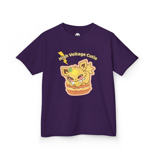 Kids Tee — Cute Honeylemolt "High Voltage Cutie" Graphic