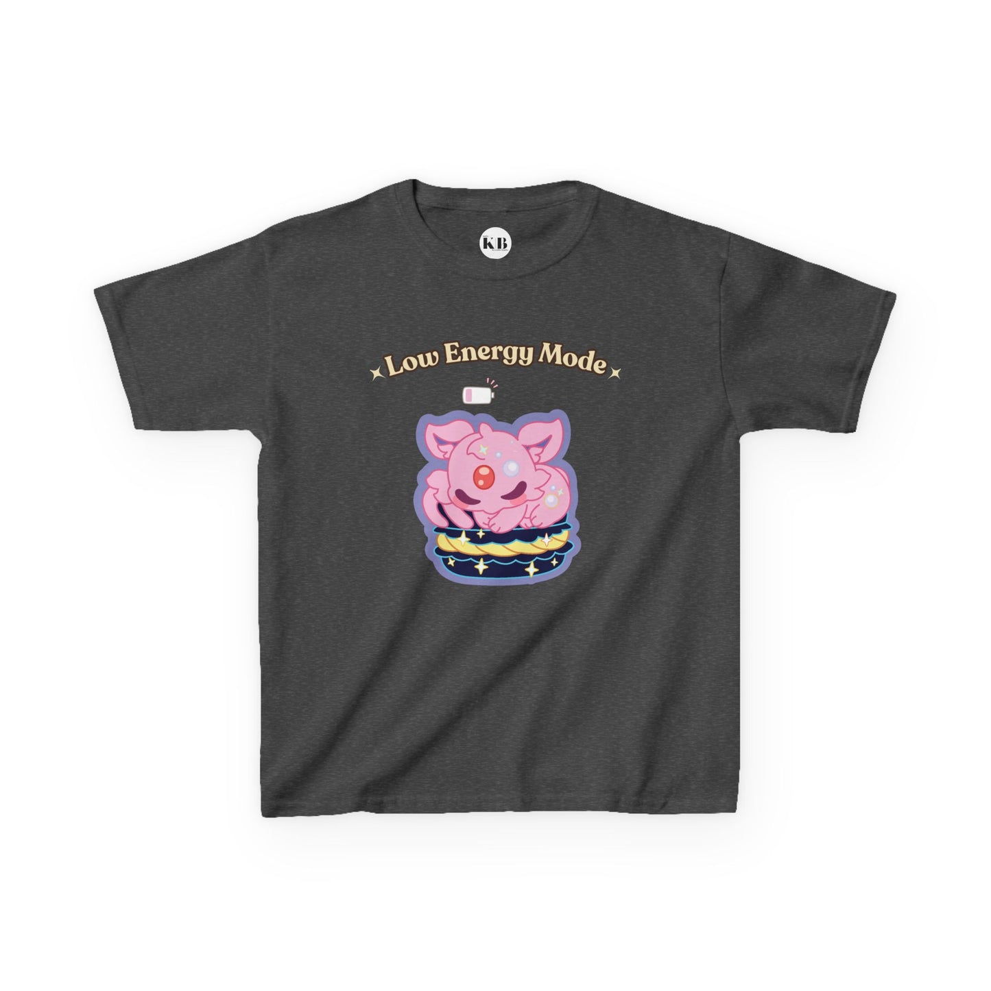 Kids Tee — Cute "Low Energy Mode" Dreamyeon Graphic