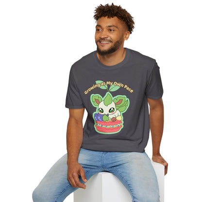 Growing At My Own Pace Leafberry  — Graphic Tee