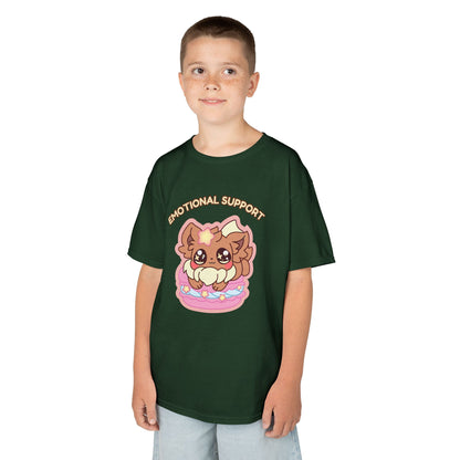 Kids Tee — Cute "Emotional Support"  Sugavee Graphic