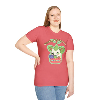 Growing At My Own Pace Leafberry  — Graphic Tee